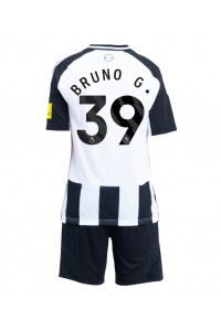 Fotbalové Dres Newcastle United Bruno Guimaraes #39 Dětské Domácí Oblečení 2024-25 Krátký Rukáv (+ trenýrky)